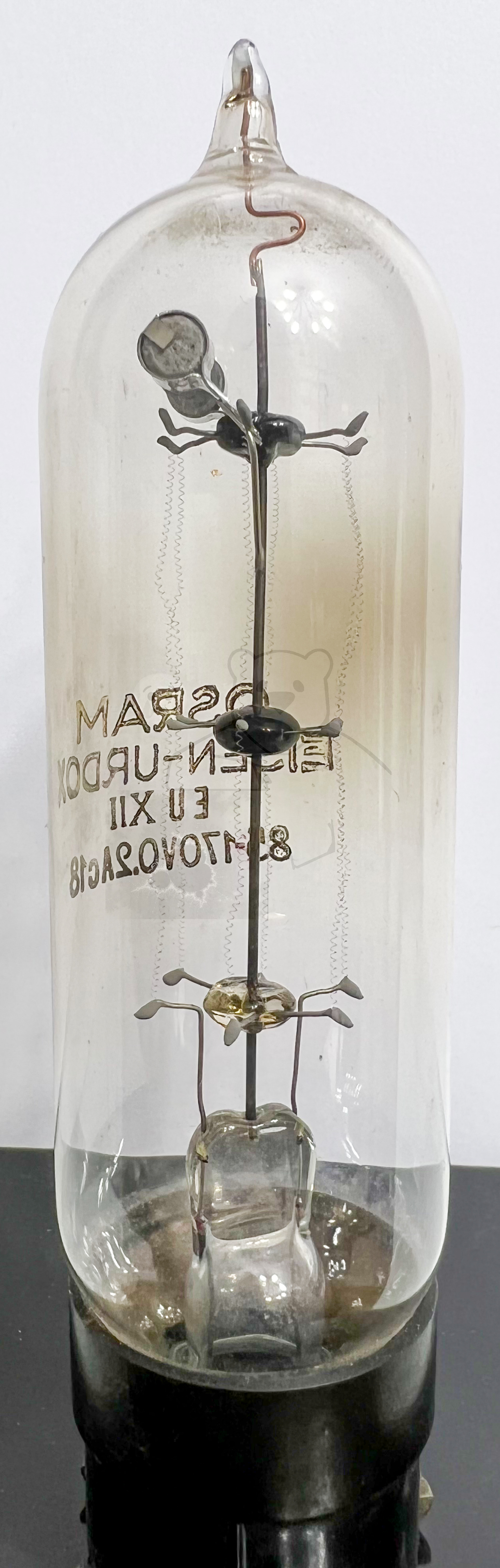 Röhre Urdox und Eisen-Wasserstoff Widerstand EU XII #4817 Bild 1