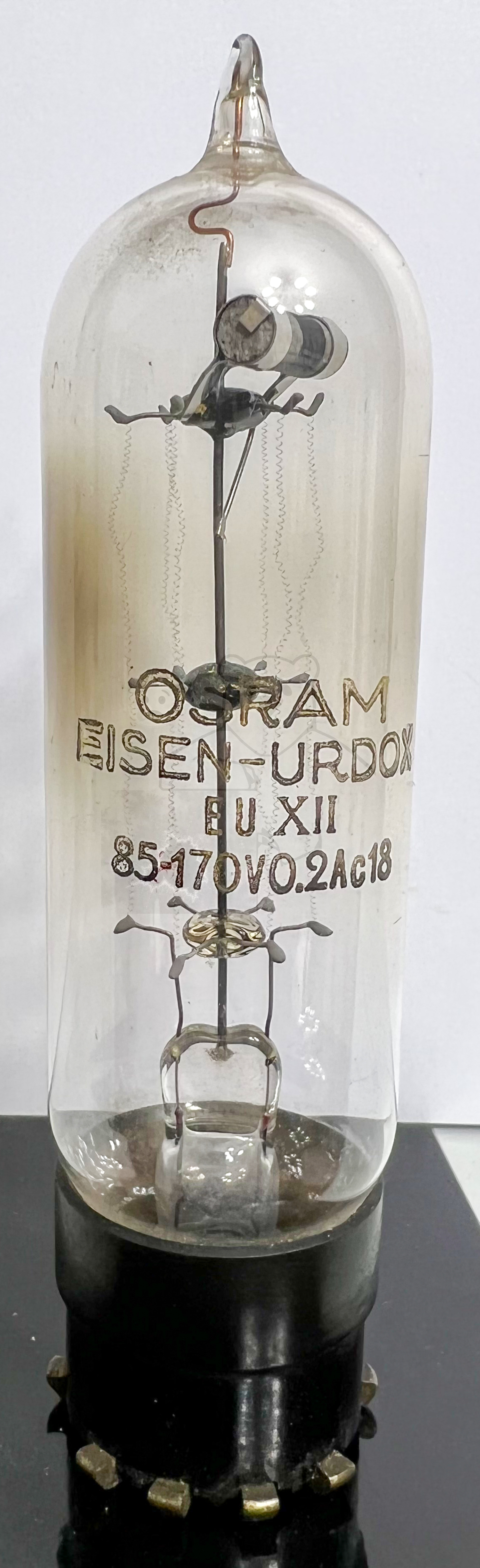 Röhre Urdox und Eisen-Wasserstoff Widerstand EU XII #4817 Bild 2