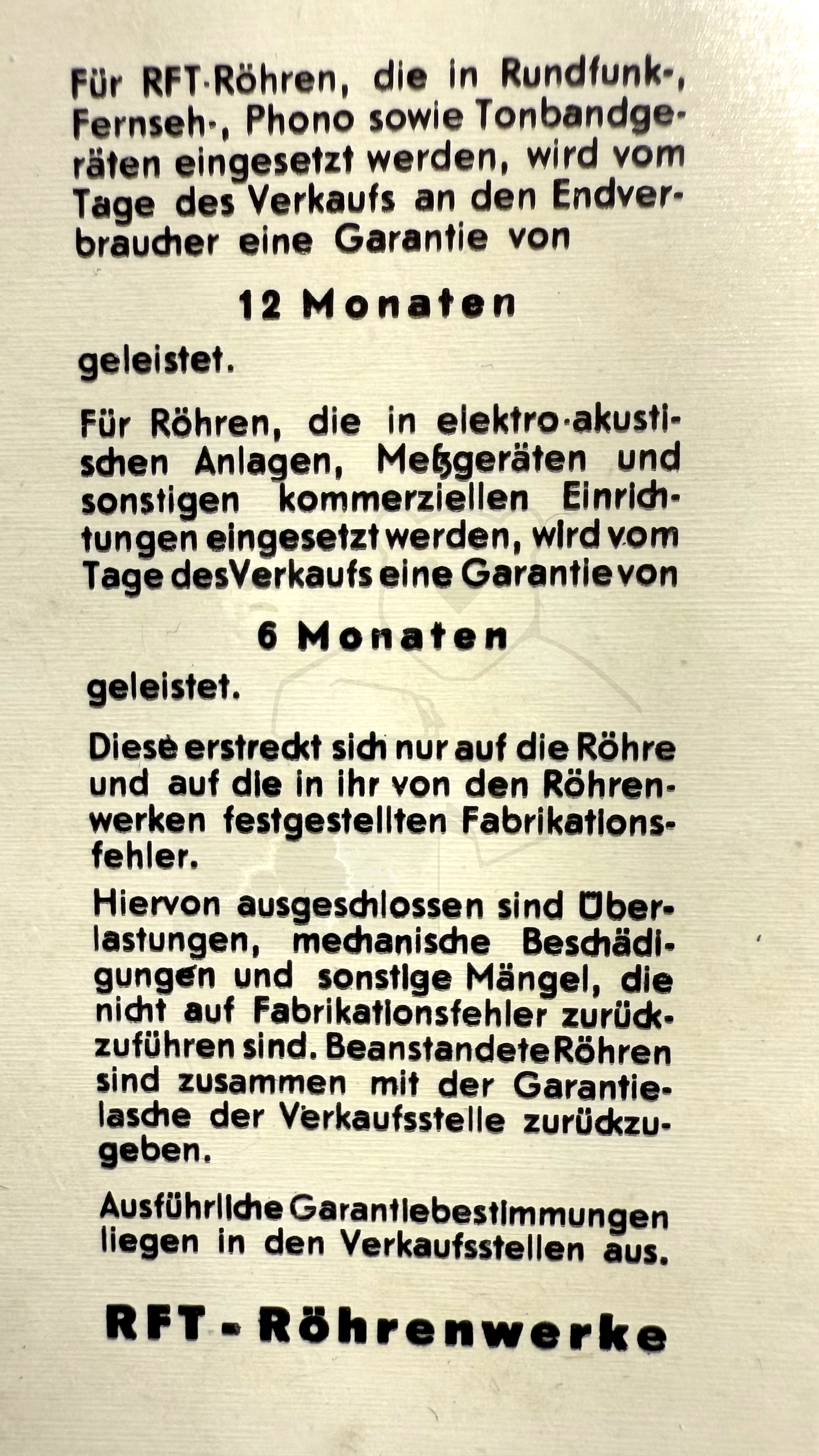 Röhre Z560M #8411 Verpackung Bild 7