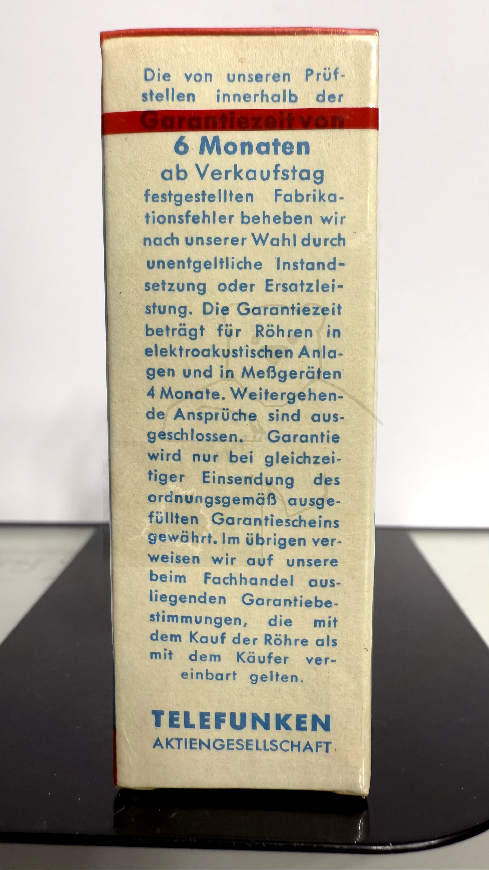 Röhre EAF42 #5953 Verpackung Bild 3