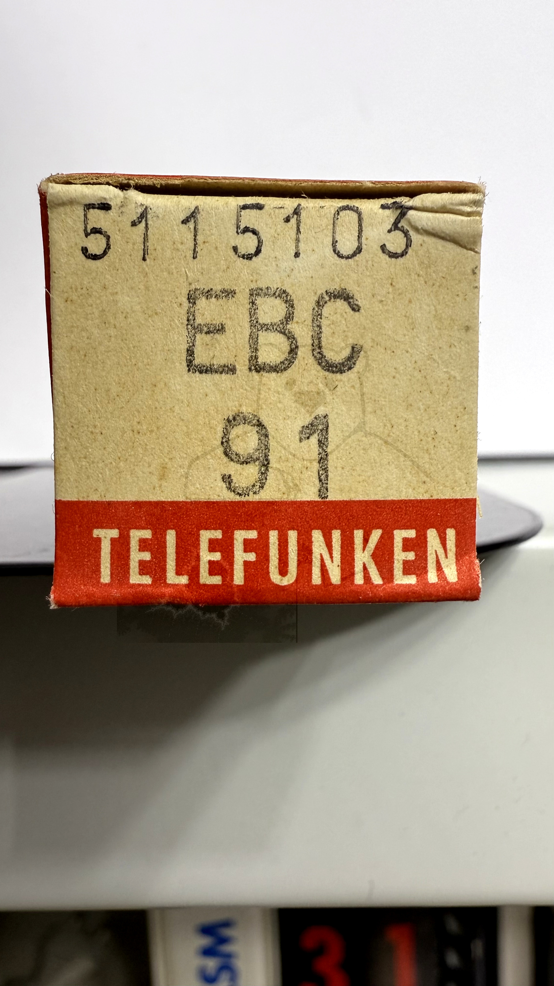 Röhre EBC91 #3371 Verpackung Bild 4
